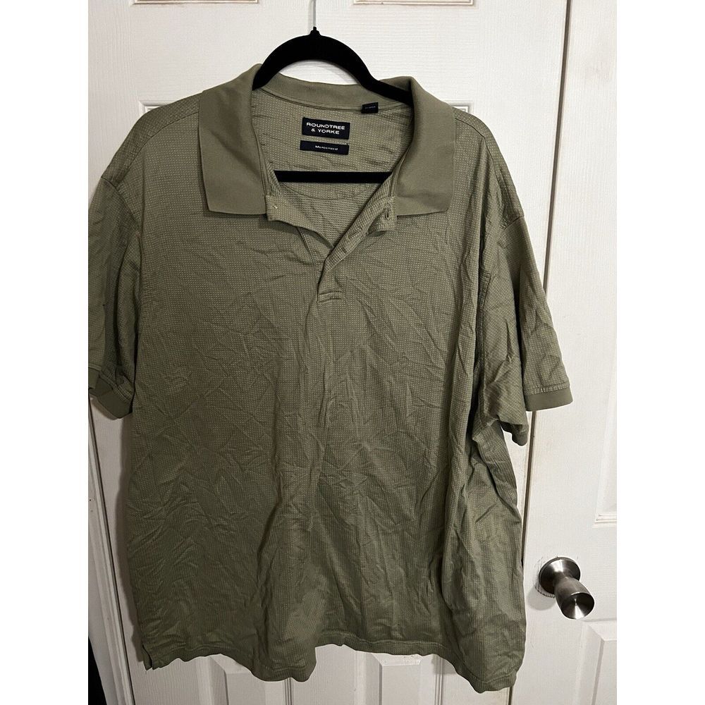 ROUNDTREE & Yorke Men's 3X Shirt Mercerized